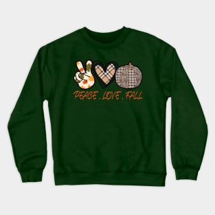 Peace Love Fall Crewneck Sweatshirt